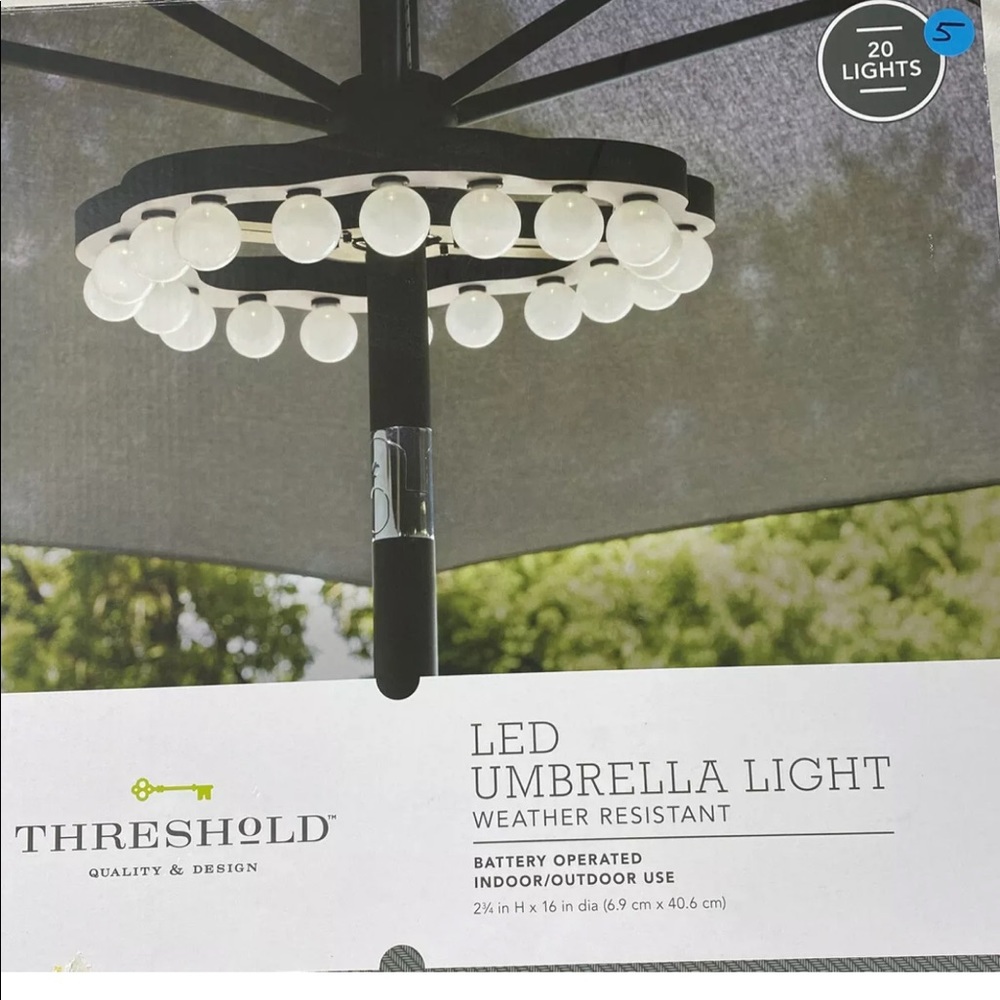 Threshold Led Umbrella light